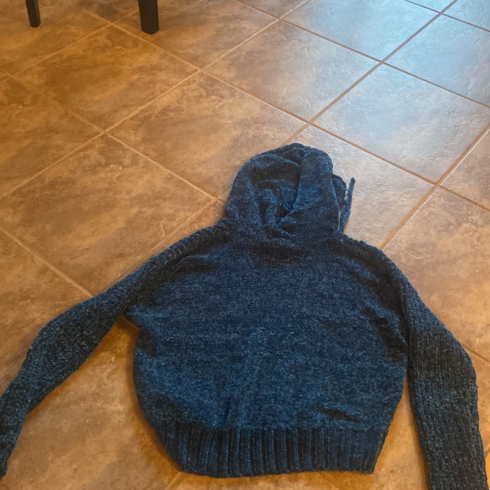 Blue Wool Sweater - Picture 2 of 3